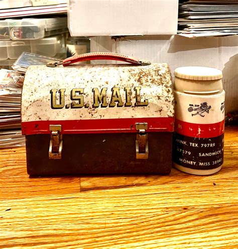 Vintage Us Mail Lunch Box for sale 